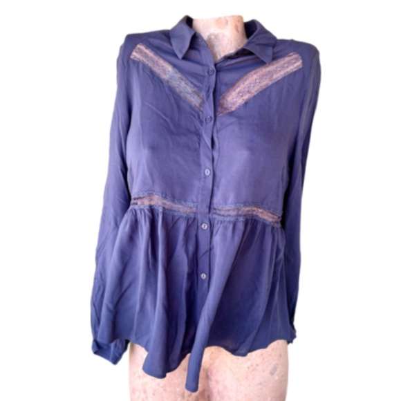 Long Sleeve Button Tunic Down - Picture 4 of 8